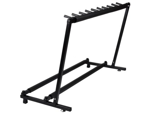 TMS Guitar Stand 9 Holder Guitar Folding Stand Rack Band Stage Bass Acoustic Guitar - Thumbnail 6