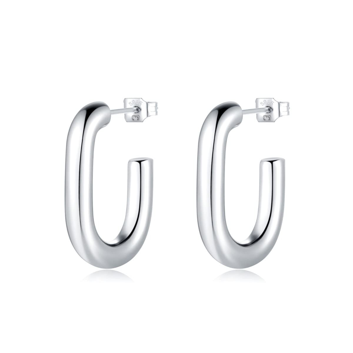 Set Orecchini A Cerchio In Acciaio Chirurgico 316L – Finitura Argento O Oro 18k, Ipoallergenici