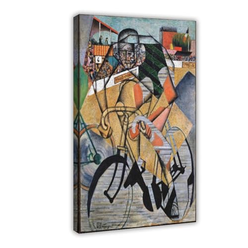 Toile Jean Metzinger La Piste Cyclable haut de gamme | Impression sur toile tendue avec cadre