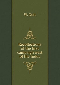 Paperback Recollections of the first campaign west of the Indus Book