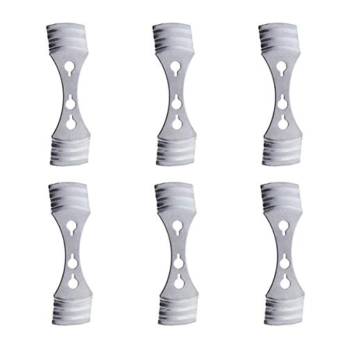 Dispositivo metálico para centrar pabilo Candlewic 6 piezas miniatura 2