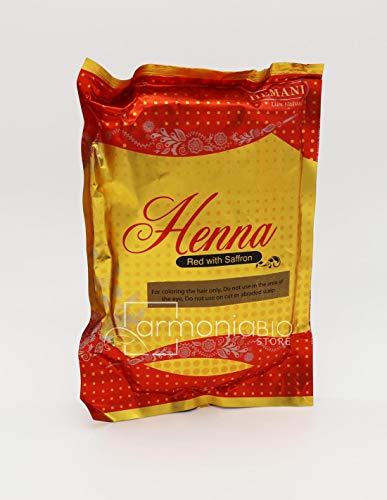 Henné Rouge au Safran pour les cheveux & mains