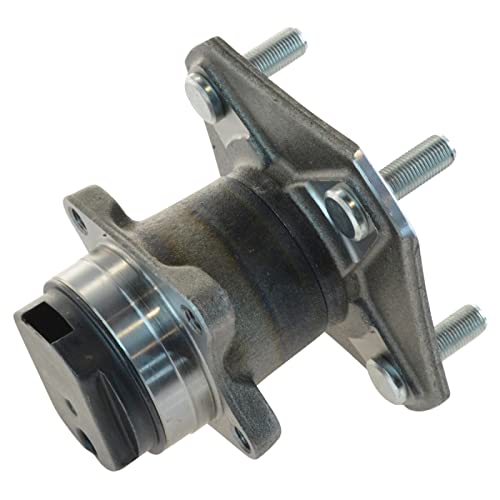 Image of TRQ Rear Left and Right Wheel Bearing and Hub Assembly Set 2 Piece Compatible with 2007-2011 Nissan Versa 4 Wheel ABS 2012 Versa 1.8 S 2012 1.8 SL