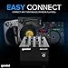 Gemini 2-Channel DJ Mixer w/Bluetooth, Mic EQ, Crossfader Curve Control, Rugged Metal Build, RCA/Balanced Outs, Compact Pro Design (MXR-01BT)
