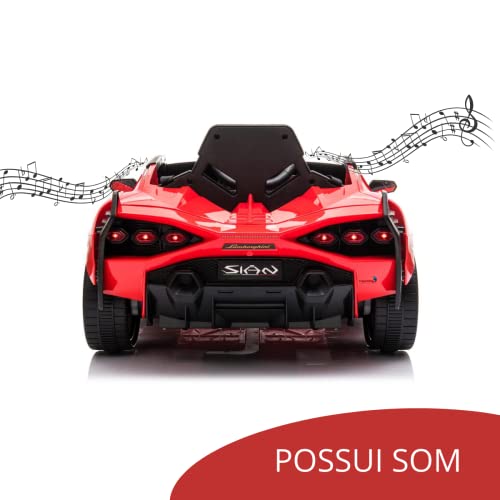 Mini Carro Elétrico 6V Lamborghini Sian... glide