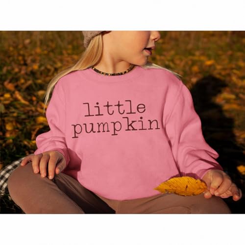 Toddler Baby Girls Halloween Sweatshirt Little Pumpkin Crewneck Pullover Tops Long Sleeve Outfit Shirt Fall Clothes2
