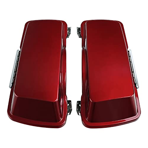 Alforjas rígidas con llave para Harley Davidson 1994-2013 rojo miniatura 7