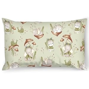 PinkZebra Frosch & Freunde Kinder Kopfkissenbezug 35x40