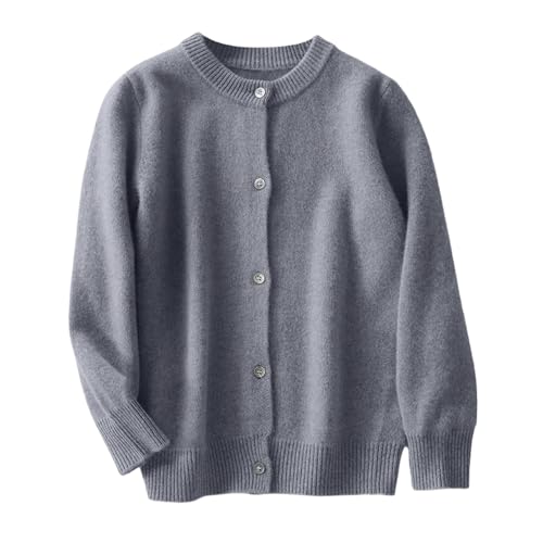 Teen Girls Basic Knit Sweater Cardigan Toddler Boys Solid Color Knitted Jacket Birthday School Casual Cute Outwear Outfits