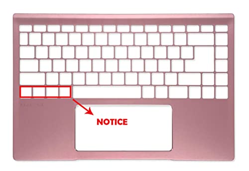 HuiHan Ersatz-Laptophandauflage für MSI Modern 14 MS-14D1 14D2 M14 Laptophandauflage Ober- und Unterschale (Pink C4) Cover