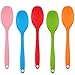 Xinzistar 5 Pezzi Cucchiaio Silicone di Miscelazione Cucchiai Spatola per Utensili Antiaderenti Un Pezzo Design Cucchiaio da Servizio in Silicone per Cucina