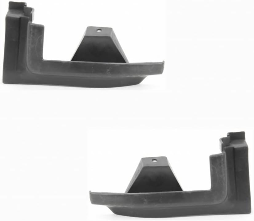 For Chevy C1500/K1500 1994 95 96 97 98 1999 Bumper Filler Driver and Passenger Side | Pair | Front | Black | Replacement For GM1088168, GM1089168 | 12375170, 12375171