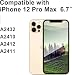 LL TRADER Screen Replacement for iPhone 12 Pro Max 6.7" LCD Retina FHD Display COF Touch Screen Digitiser with Repair Tool Kits, Waterproof Tape and Screen Protoctor (Truetone programable) 02