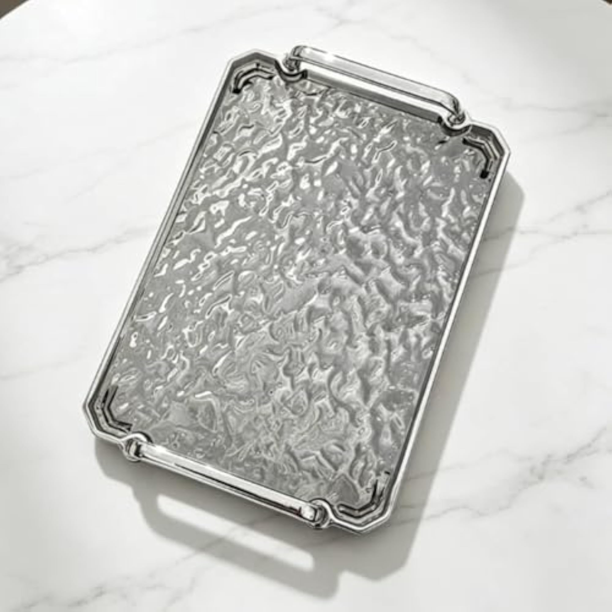 Multi-Purpose Water Wave Tray with Handles, Decorative