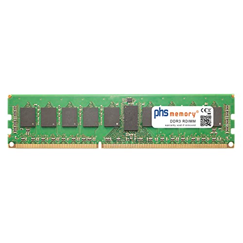 SP333761 | 4063369967625 PHS-memory 8GB RAM modulo Compatibile con HP Z620 Gen2 (E5-26.. v2) DDR3 RDIMM 1600MHz PC3-12800R