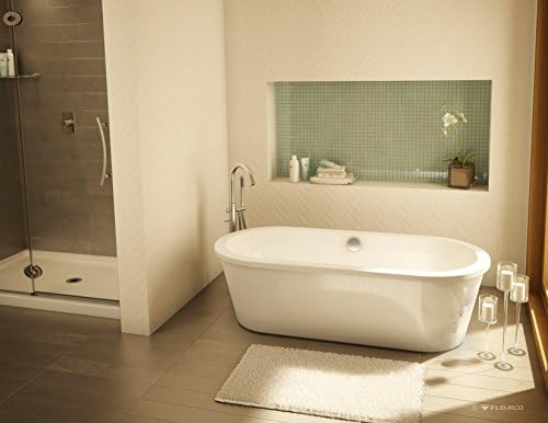 Fleurco Aria TRANQUILITY petite 60" x 32" x 20" Freestanding Acrylic Soaking White Bathtub BTR6032