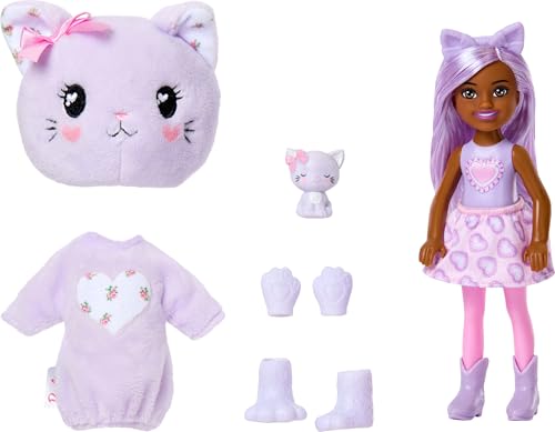 Muñeca Barbie Chelsea Cutie Reveal con accesorios y 6 sorpresas miniatura 3
