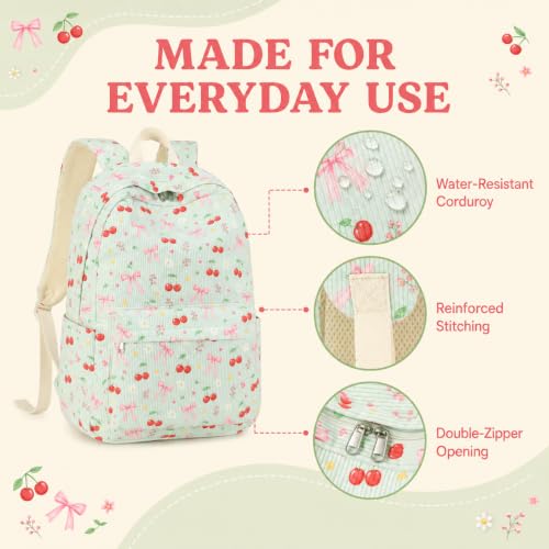 Image of BTOOP School Backpack for Teens Large Cute Bookbag Lightweight 15.6 inch Laptop Bag for Girls Women Casual High School College