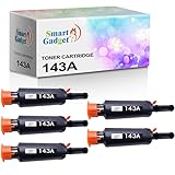 Smart Gadget 5_Pack 143A Remanufactured Toner Cartridge 143A W1143A | Use with MFP 1201n 1201 1001nw 1000n MFP 1202w 1202nw 1202 Printers