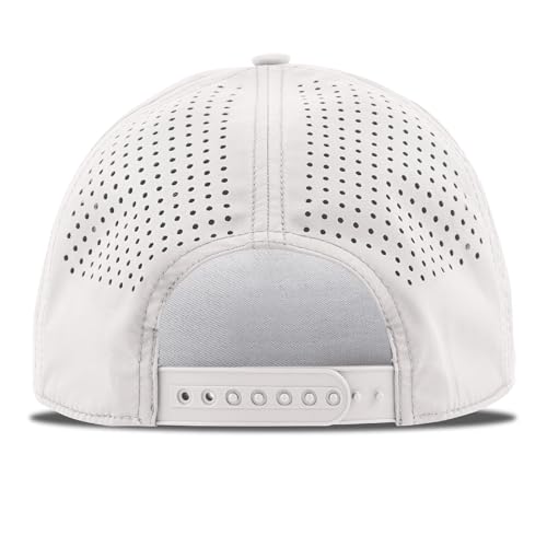 Image of Branded Bills Old Glory PVC Curved 5 Panel Rope USA Hat for Men, Baseball Cap, Adjustable Snapback