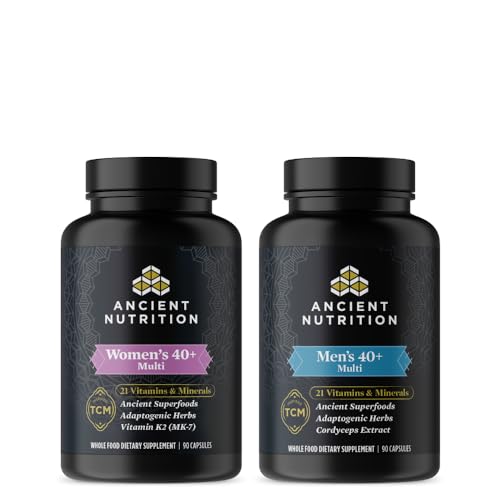 Ancient Nutrition Multivitamins for Men and Women, Age 40+ (90 Count) - image 1