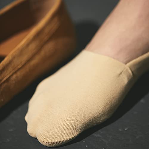 Image of Cloud No Show Socks Non Slip Loafer Sneaker Flats Boat Shoe Invisible Low Cut Liner Cotton Socks For Mens and Womens