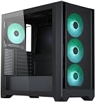 SILENTWARE – Silentware Flow 110 Black A-RGB Midi Tower PC-Gehäuse, Meshf