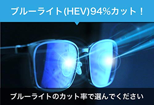ブルーライトカット　PCメガネ　調節補助機能付き　ザサプリメガネ Amazon.co.jp: ザ”サプリメガネ PCメガネ ブルーライト94%カット