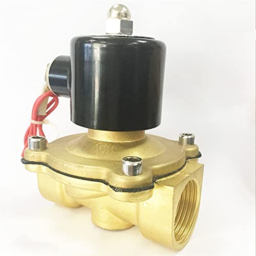 Électrovanne en cuivre gaz air eau 3/4 pouce vanne normalement fermée - 2
