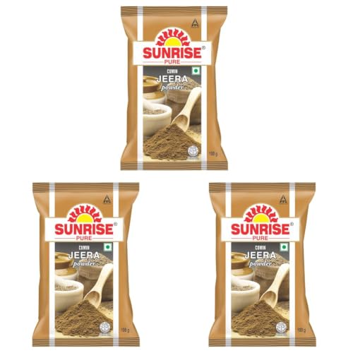 Image of Sunrise Pure Cumin Spice Powder Pouch, 100 gram (Pack of 3)