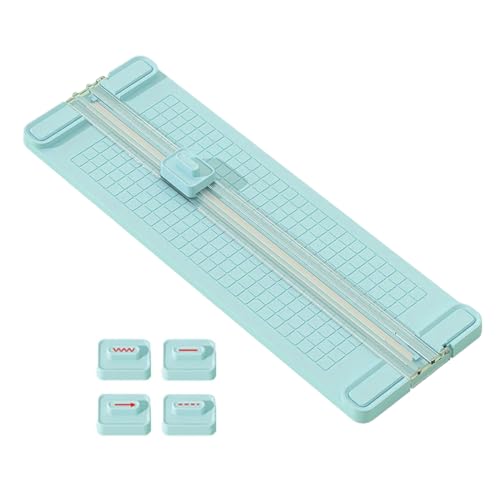 Cortador deslizante para fotos | Tridocumentos para trabajos creativos de Scrapbooking – Herramienta ergonómica portátil para oficina y aficiones
