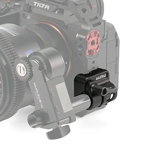 Tilta 15mm Rod Holder to NATO Adapter Compatible with our Full and Half Camera Cages - Black TA-15RH-NTA-B