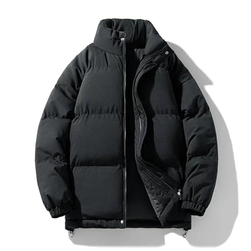 Doudoune homme épaisse coupe-vent grand confort avec col montant
