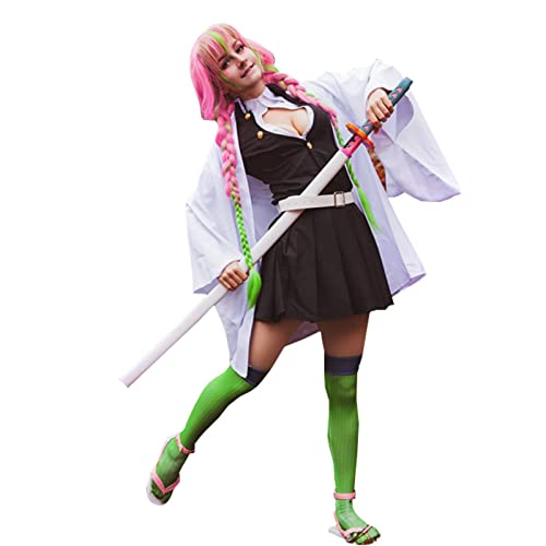 Costume demon cosplay de Tanjirou Zenitsu Giyuu pour kimono japonais d'Halloween