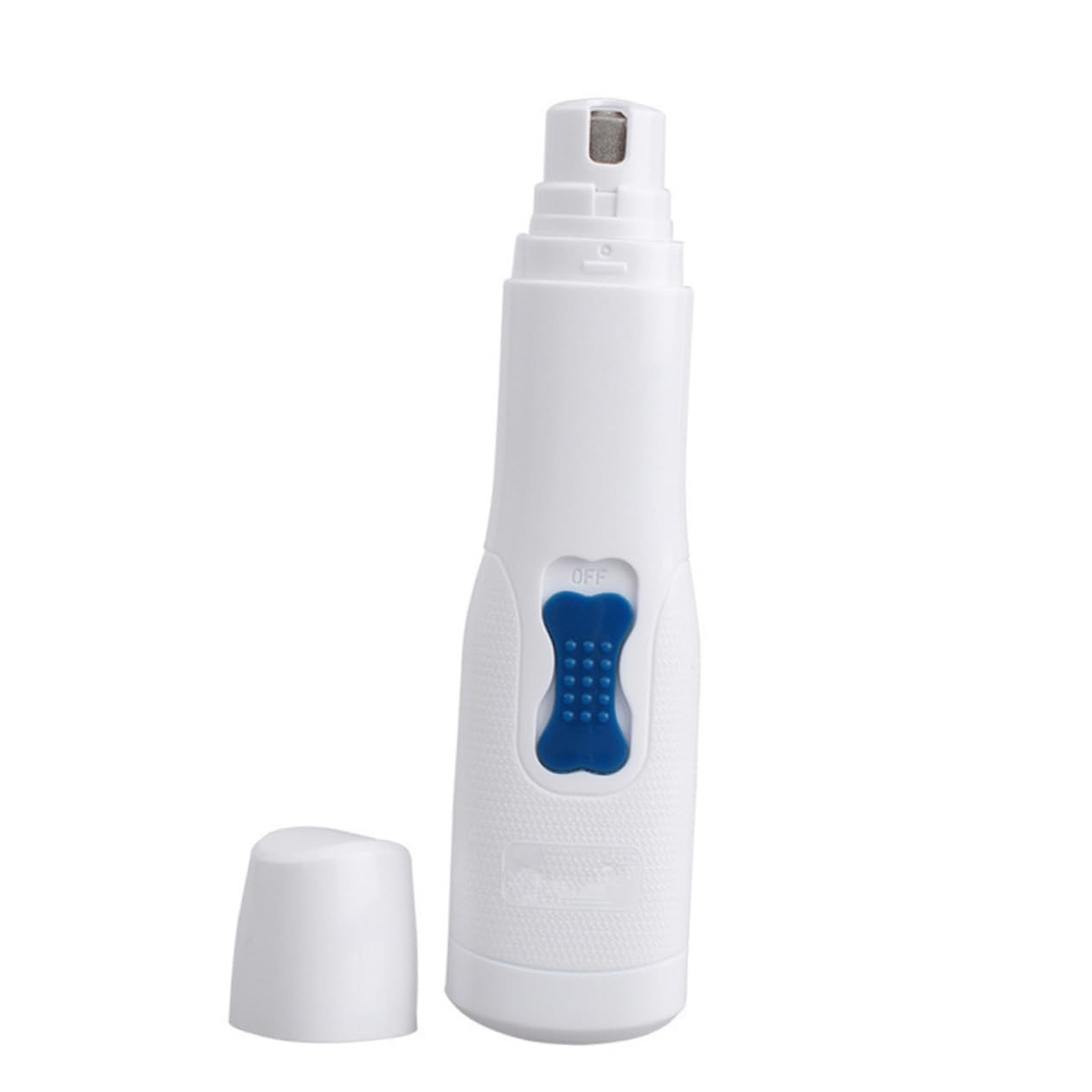 VANZACK Electric Pet Nail Trimmer Low Noise Rechargeable Clipper for Dogs Cats Ergonomic Design Safe Efficient Grooming Tool Battery Operated Electric Nail Grinder for Home Use