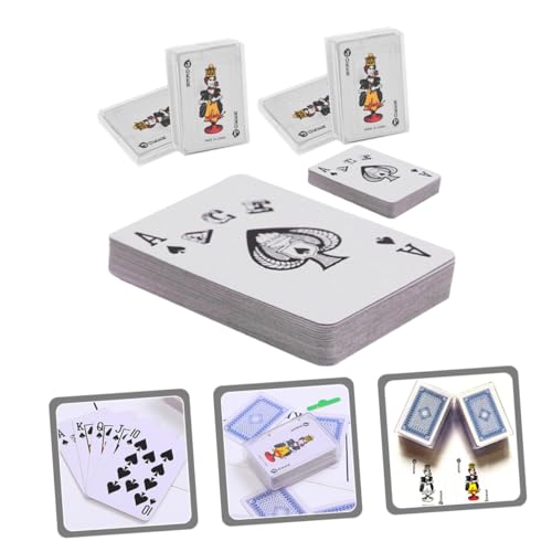 GALPADA 6 Sätze Mini Poker Karten Spielkarten Reise Kartenspiel Party Mitgebsel Lernspielzeug Gehirntraining – Bild 5