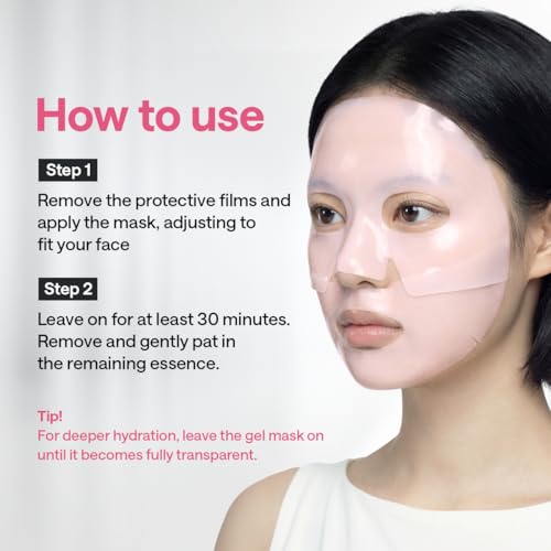 Image of Mediheal Hyper Collagen - Collagen Real Deep Mask, Overnight Firming & Hydrating Gel Mask, Pore Appearance Refining, Plumping & Elasticity Care, Korean Skincare (4ea)