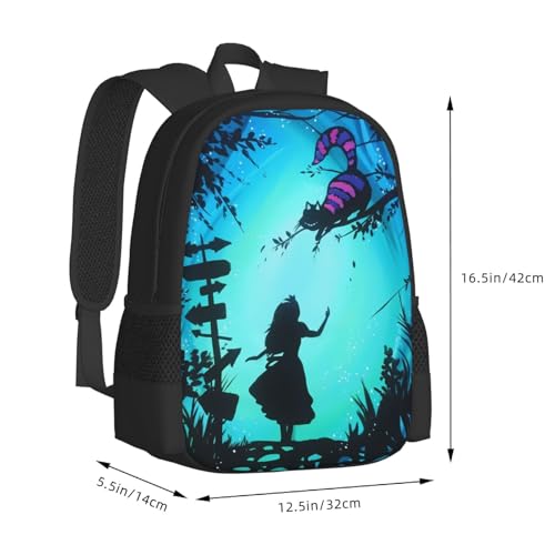 Alice Fairy Cartoon Backpack Wonderland Casual cute backpack Travel Bag3