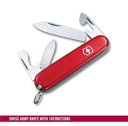 Canivete Victorinox Recruit, Vermelho, 10 funções