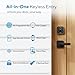 ULTRALOQ Bolt Fingerprint Smart Lock with Lever, Front Keypad Door Lock with Handle, Built-in WiFi Deadbolt, App Remote Control, Auto-Lock, Works with Apple HomeKit, Alexa, Google, BHMA Certified