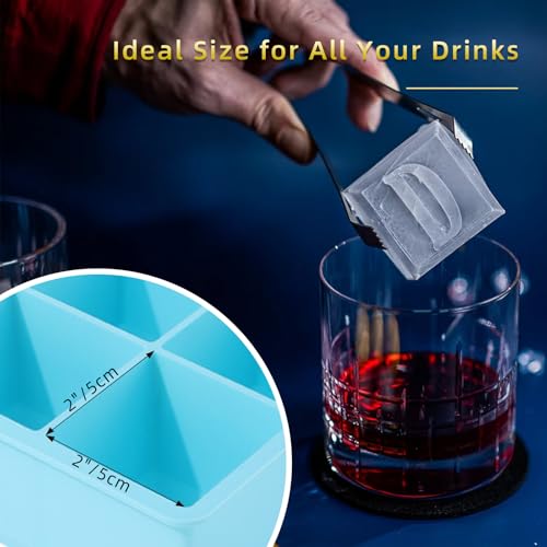 Molde personalizado para cubos de hielo de silicona 2 pulg miniatura 3