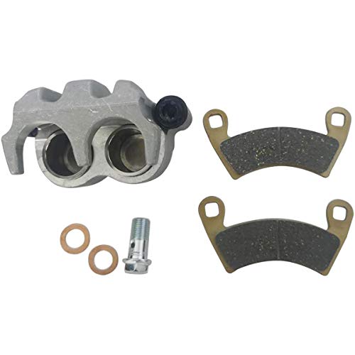 Image of M MATI Front Left Brake Caliper with Pads without Mounting Bracket for Polaris Ranger 4X4 500 EFI 570 4X4 700 /800 900 902D 1000 HST RZR 4 800 900 1000 XP /XP 4 /S4 RS1 GEM GENERAL 1000 Pro XD 1911283