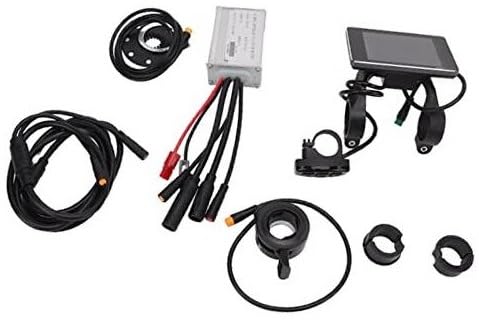 MEXWLOP Kit de conversión de Bicicleta eléctrica, Controlador de Velocidad de Motor de Scooter de 36 V y 48 V con Panel LCD M6, for Motor de 250 W y 350 W Controlador de Scooter eléctrico