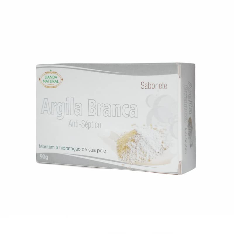 SABONETE LIANDA NATURAL 90G ARGILA BRANCA
