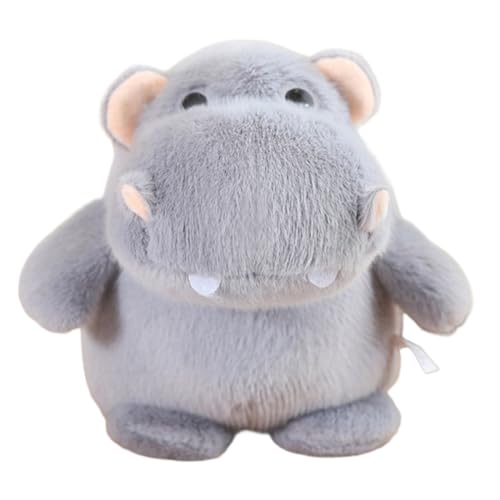 Peluche de hipopótamo, peluche de hipopótamo | Lindos animales de peluche para la habitación de los niños, suaves animales de peluche con hipopótamos, simpáticos animales de peluche para la habitación