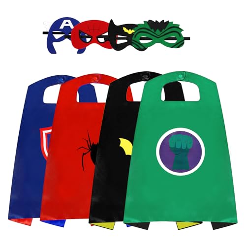 InPoTo Superhero Capes for Kids,Heroes Capes and...