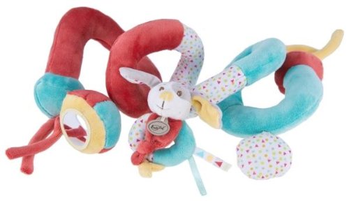 Spirale d'activité chien diablotin pour apaiser bébé et stimuler sa curiosité