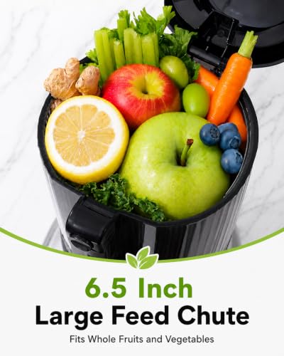 Image of AMZCHEF Juicer Machines, 6.5 inch Wide Juice Press Fits Whole Fruits, Nut Milk