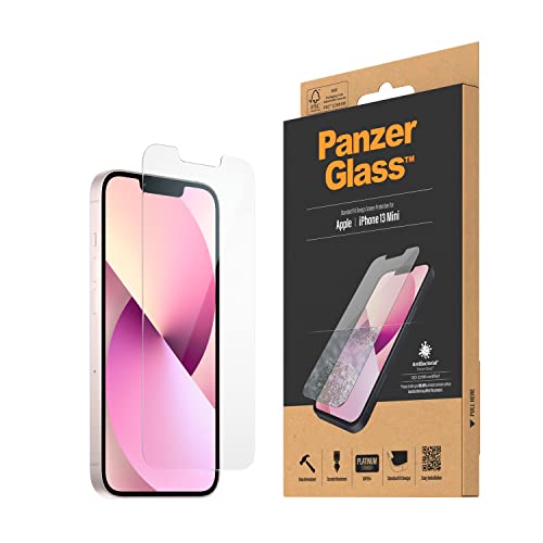 PanzerGlass iPhone 13 Mini verre brisé évité grâce à la protection écran transparente