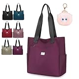 【Nylon Shoulder Bag】: Outer Material: nylon. Inner material: polyester. Fabric and lining are all robust, durable and water repellent